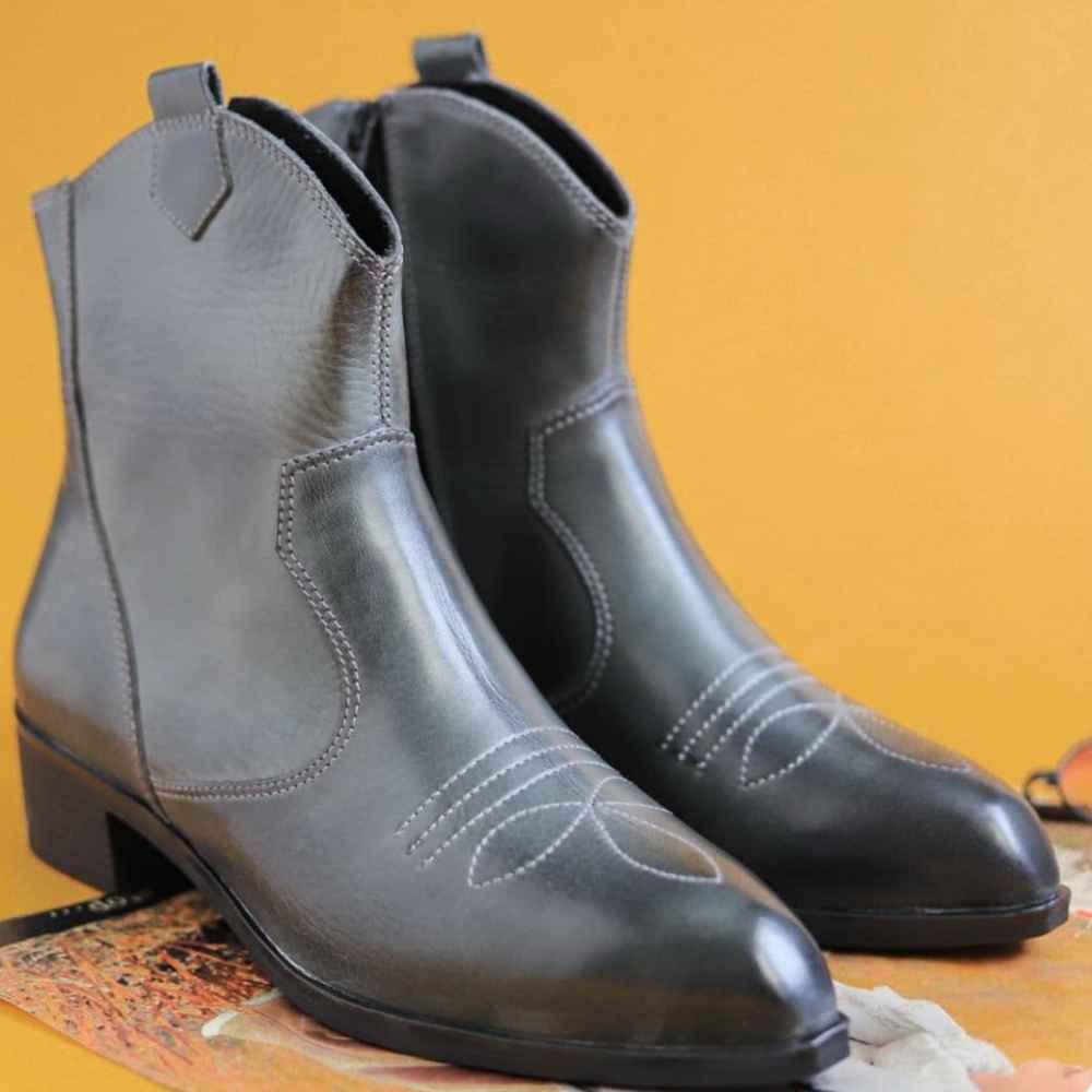 Ankle Leather Boots for Women – Model 110