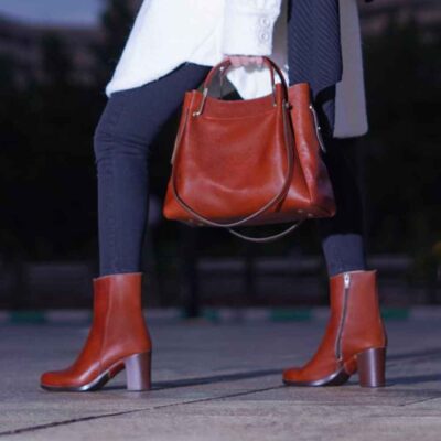 Ankle Leather Boots for Women – Model 113