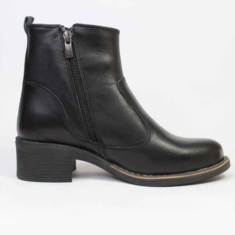 Women's Ankle Leather Boot Model A166 - ShopiPersia