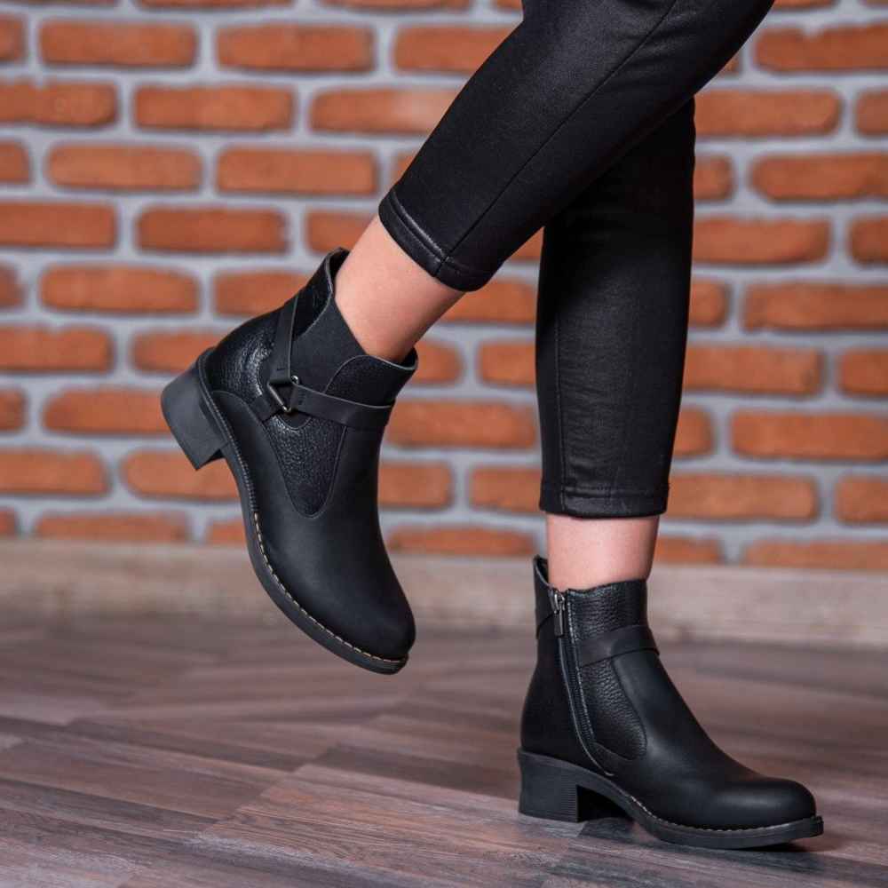 Ankle Leather Boots for Women – Model A175