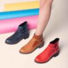 Ankle Leather Boots for Women – Model A175