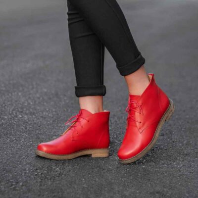 Ankle Leather Boots for Women – Model A177