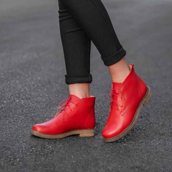 Ankle Leather Boots for Women – Model A177