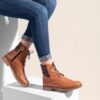 Ankle Leather Boots for Women – Model A179