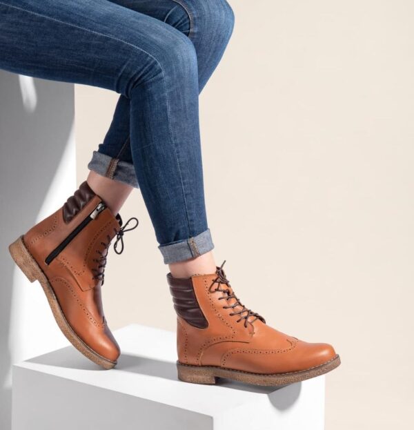 Ankle Leather Boots for Women – Model A179