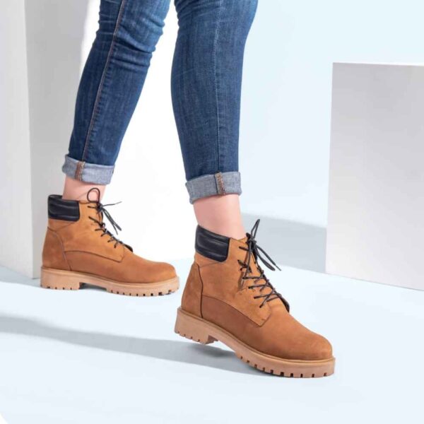 Ankle Leather Boots for Women – Model A182