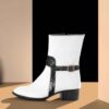 Ankle Leather Boots for Women – Model A248