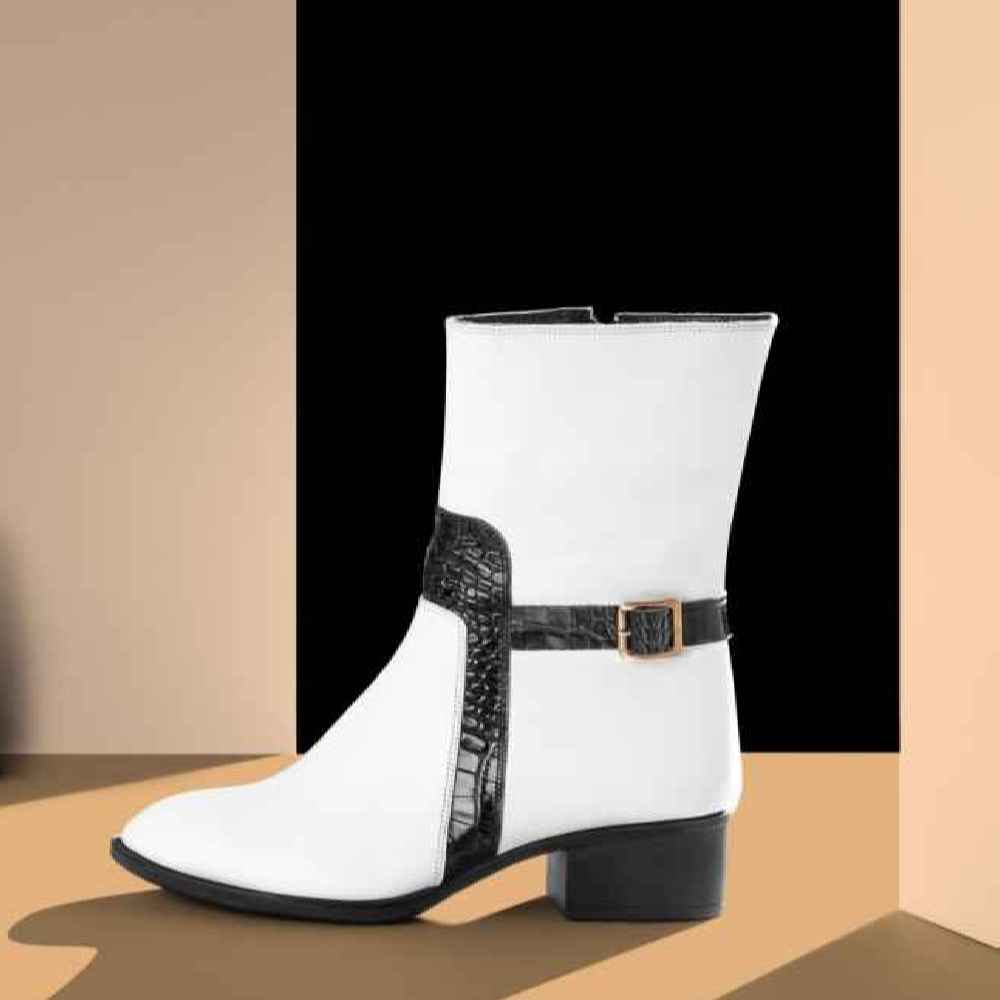 Ankle Leather Boots for Women – Model A248