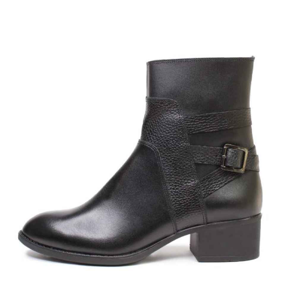 Women's Ankle Leather Boot Model A254 ShopiPersia