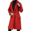 Fashionable Double Breasted Cotton Overcoat for Women – 36903