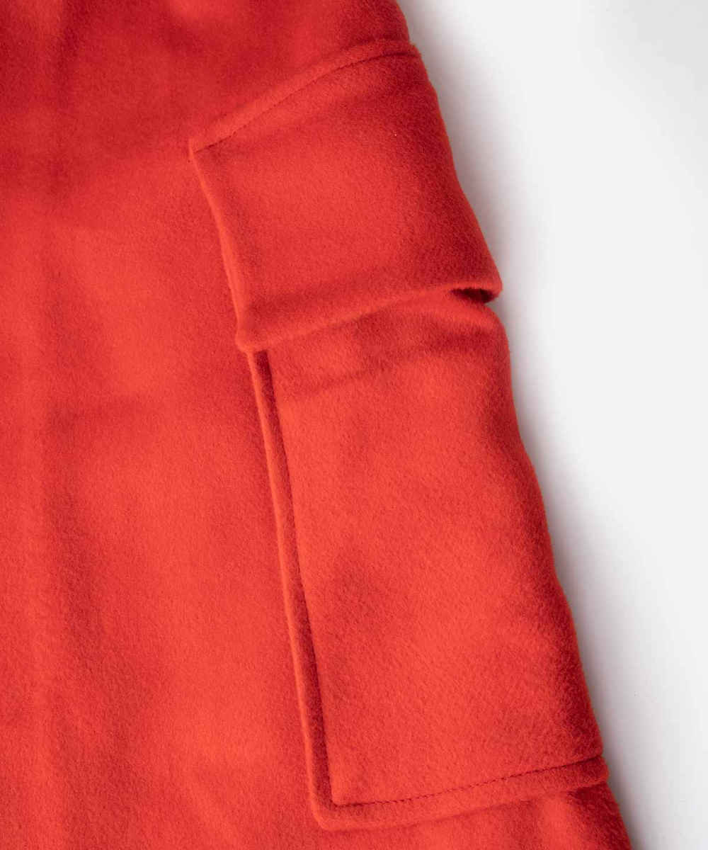 Fashionable Double Breasted Cotton Overcoat for Women – 36903