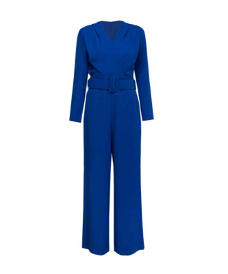 Blend Green Jumpsuit with Side Belt for Women Gelareh