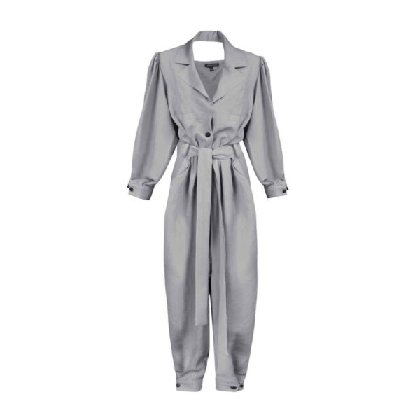 Fashion Blend Jumpsuit with Side Belt for Women Maya