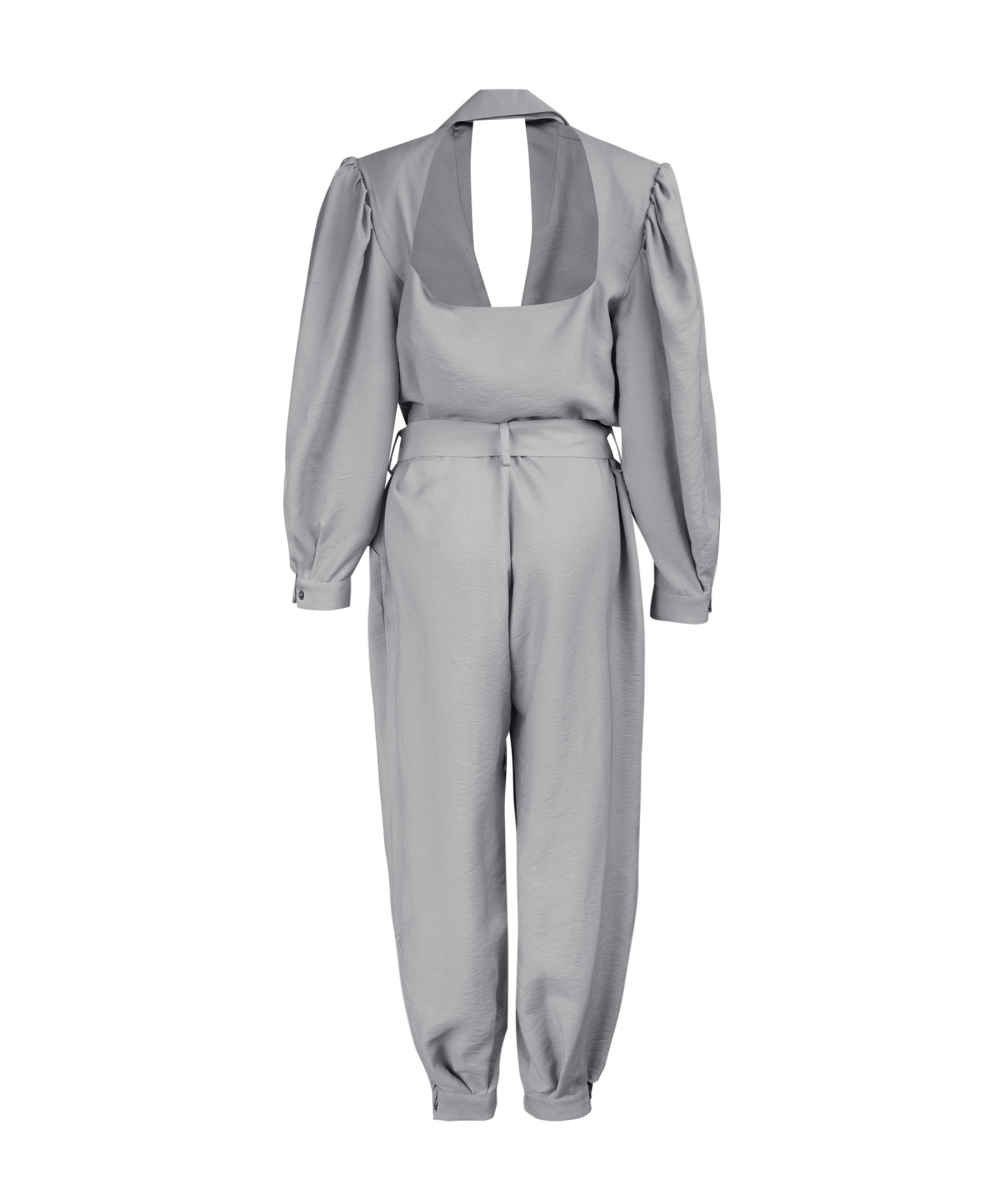Fashion Blend Jumpsuit with Side Belt for Women Maya