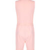 Overall Romper for Women Pink with Short Leg and Side Belt Elaheh