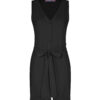 Overall Romper for Women Pink with Short Leg and Side Belt Elaheh