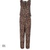 Floral Jumpsuit with Side Belt for Women Bita