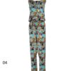 Floral Jumpsuit with Side Belt for Women Bita