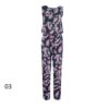 Floral Jumpsuit with Side Belt for Women Bita