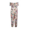 Floral Jumpsuit with Side Belt for Women Laya