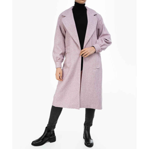 Double Breasted Wool Overcoat for Women – 37331