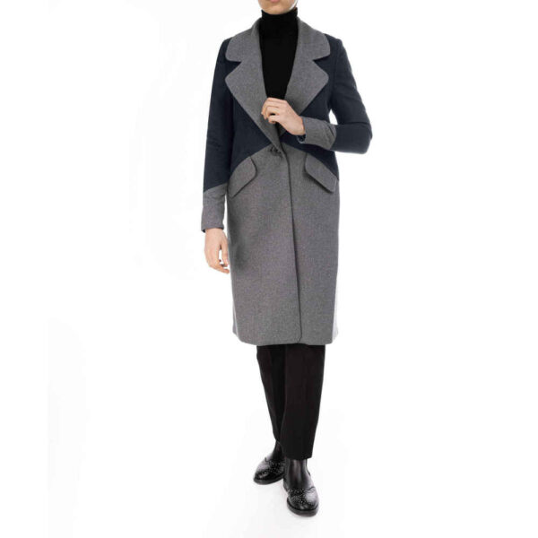 Double Breasted Wool Overcoat for Women – 37505