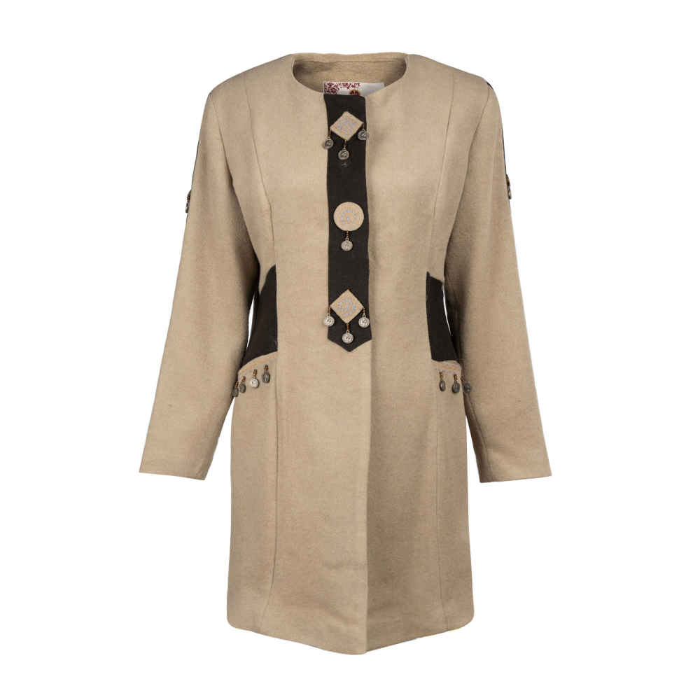 Double Breasted Wool Coat for Women – 54634