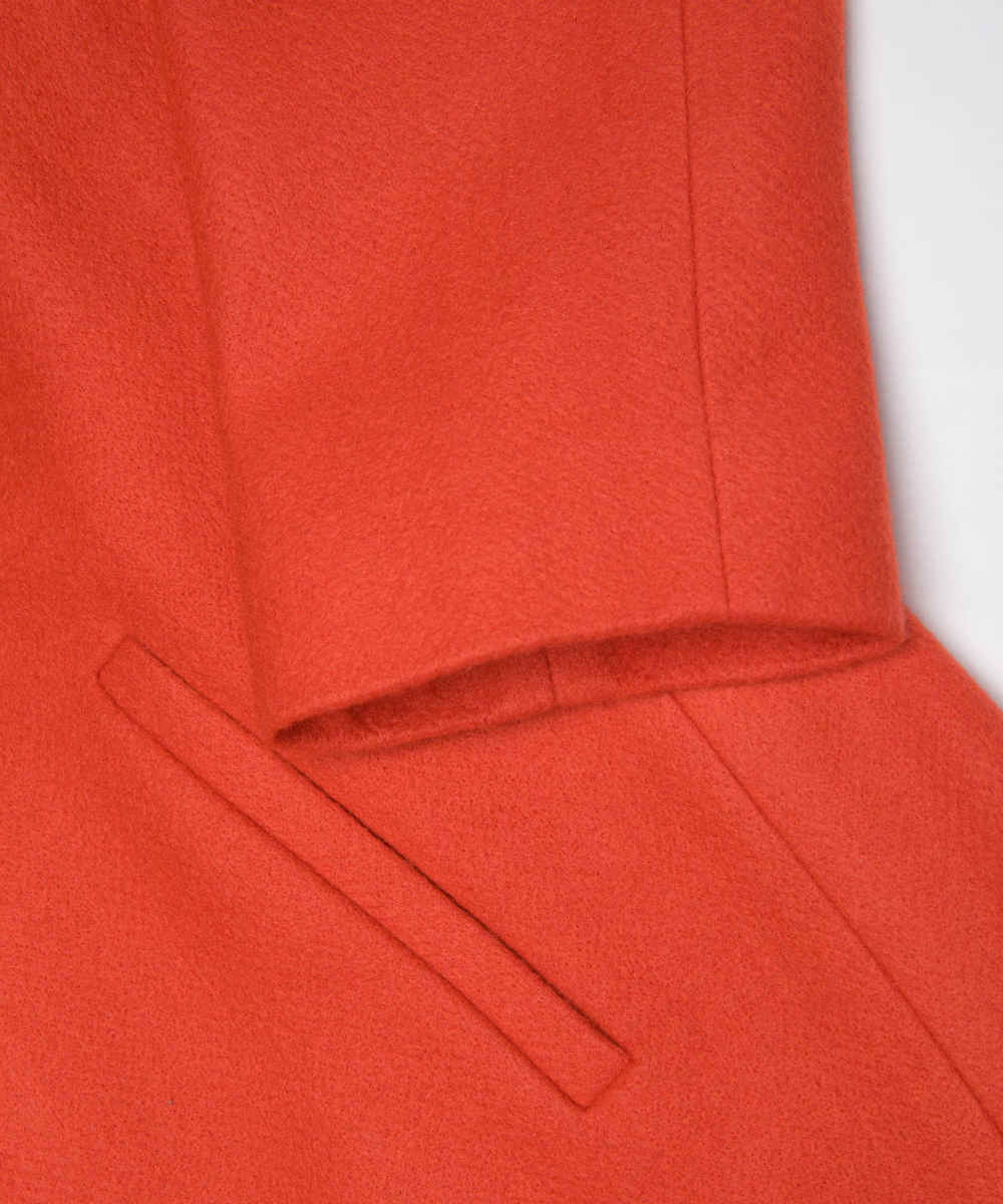 Double Breasted Cotton Overcoat for Women – Stylish & Comfortable