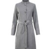 Winter Cotton Wrap Overcoat with Side Belt for Women – Functional & Fashionable