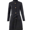 Winter Cotton Wrap Overcoat with Side Belt for Women – Functional & Fashionable