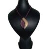Wood & Resin Necklace Handcrafted Artistic Bold Style Koohestan