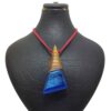 Wood & Resin Necklace Handcrafted Artistic Bold Style Tiara