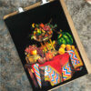 Original Realism Drawing - Colored Pencil on Cardboard, Ziafat