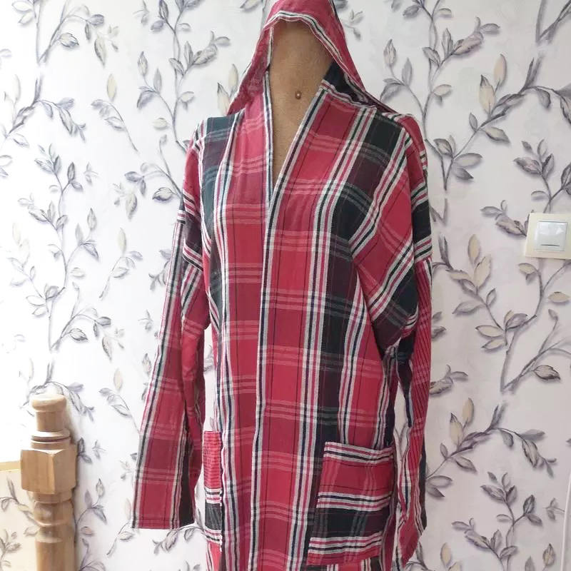 Persian Handmade Bathrobe – 100% Cotton, Traditional Peshtemal Design