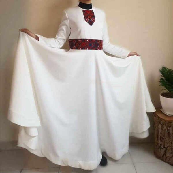 Women's Embroidered Dervish Dancing Dress – Detailed & Elegant