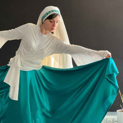 Women’s Sufi Whirling Dancing Costume Set – Authentic & Elegant
