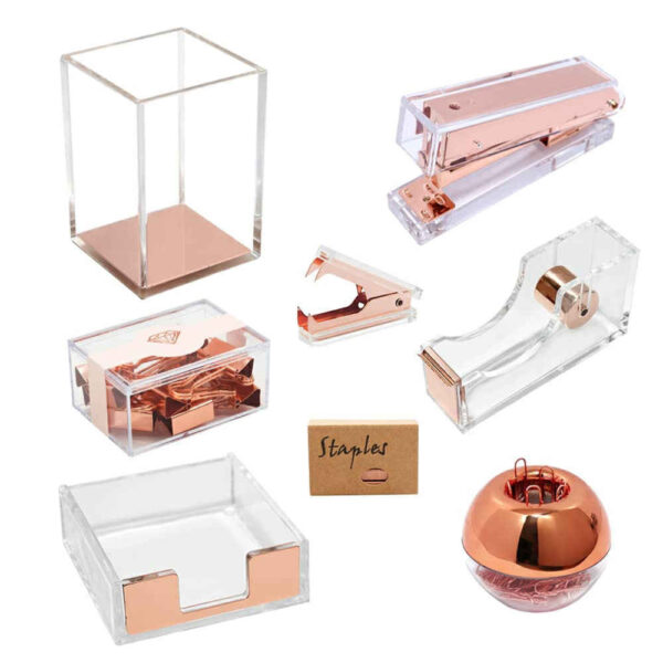 Luxury Office Desk Organizer Set - 8 Pieces - ShopiPersia