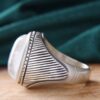 Islamic Dur-e Najaf Silver Ring For Men Ali Un Wali Ullah