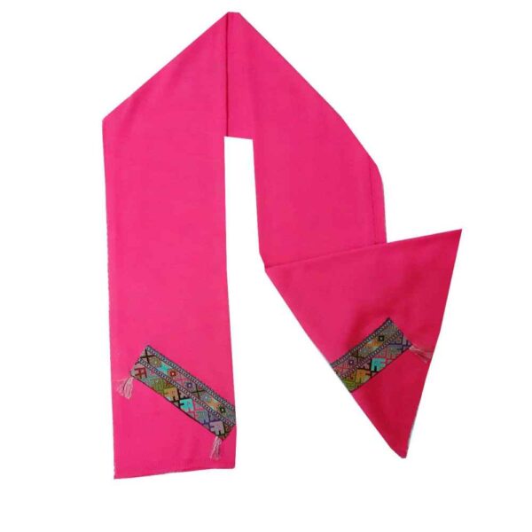 Balochi Embroidered Shawl for Women Pink