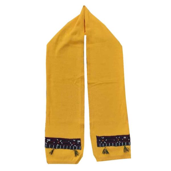 Balochi Embroidered Shawl for Women Yellow