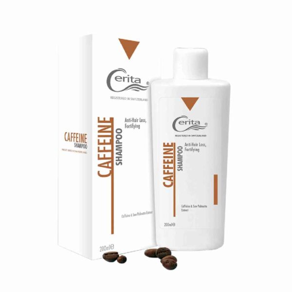 Cerita Anti-Hair Loss Caffeine Shampoo - Strengthens Hair, Reduces Hair Fall (Pack of 2)