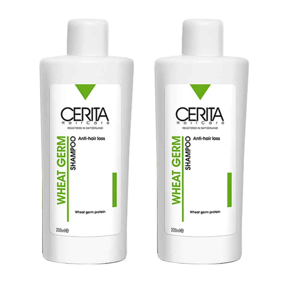 Cerita Anti-Hair Loss Wheat Germ Shampoo – Nourishes Scalp, Reduces Hair Loss (Pack of 2)