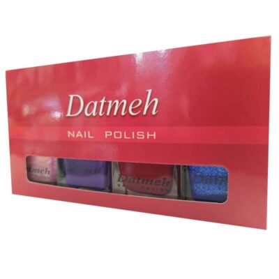 Halal Nail Polish Glitter & Glossy Finish and Breathable Rosaline (8x)
