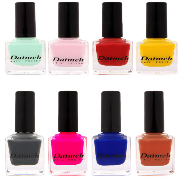 Halal Nail Polish Glossy Finish and Breathable Summer Colors (8x)