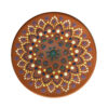 Decorative Pottery Wall Plate Hand-Painted Dot Art Donya