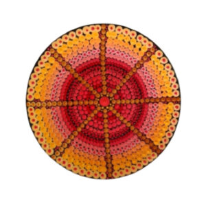 Decorative Dot Art Pottery Plate Model Hasti