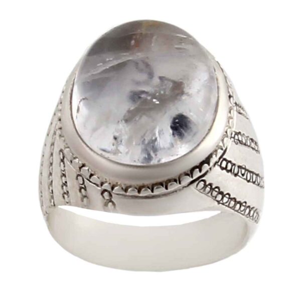 Persian Dur-e Najaf Silver Ring For Men Elegance Ahmad