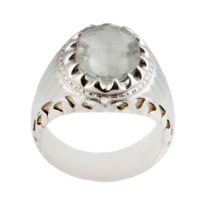 Dur e Najaf Men's Sterling Silver Ring Model Atieh