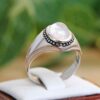 Persian Dur-e Najaf Silver Ring For Men Elegance Basir