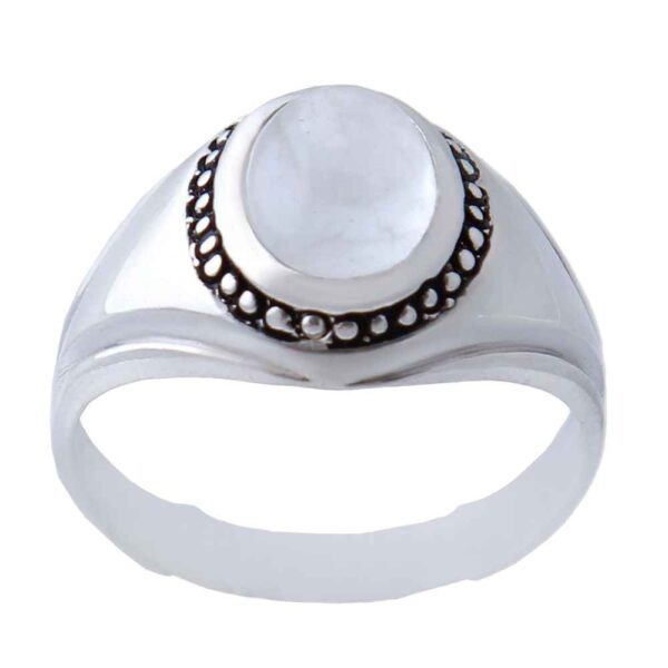 Persian Dur-e Najaf Silver Ring For Men Elegance Basir